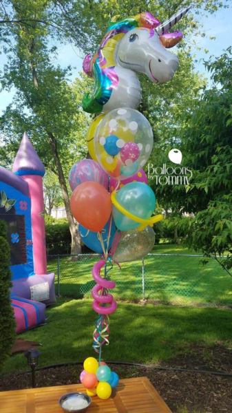 Rainbow Glitter Unicorn - Balloons by Tommy