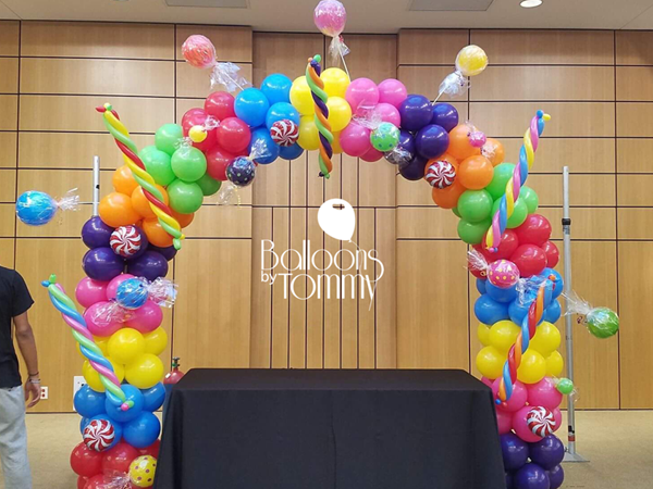 Ellie's Candy Bar themed Bat Mitzvah - Balloons by Tommy