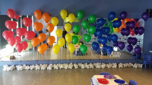 Rainbow Walls - Balloons by Tommy