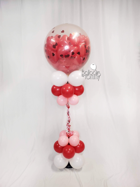 Valentine's Day Love Burst POP Column by Balloons by Tommy