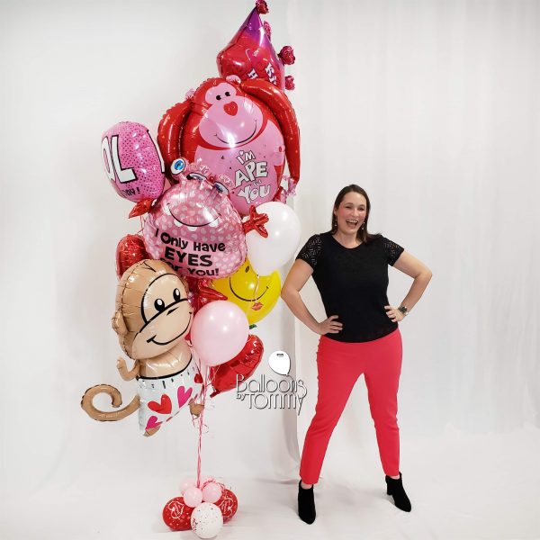 Valentine's Day "Laughs of Love" Balloon Bouquet