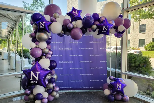 Northwestern University Balloon Decor